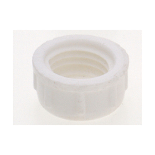 Satco 90/323 Plastic Bushing; 1/4 IP Female; White Finish