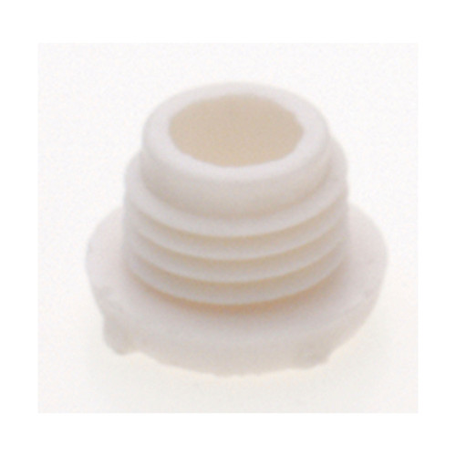 Satco 90/325 Plastic Bushing; 1/4 IP Male; White Finish