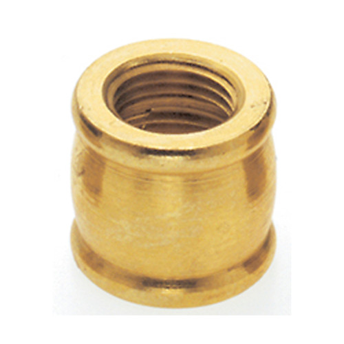 Satco 90/623 Brass Coupling; 1/2" Long; 1/4 F x 1/8 F; Burnished And Lacquered