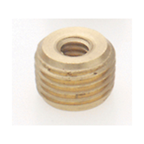 Satco 90/645 Brass Reducing Bushing; Unfinished; 1/8 M x 1/4-27 F