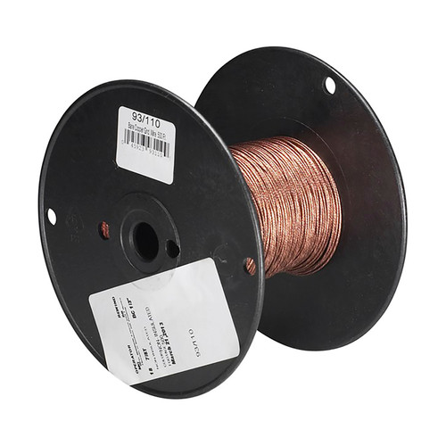 Satco 93/110 Lamp And Lighting Bulk Wire; 18/1 Grounding Wire; 500 Foot/Spool; Bare Copper