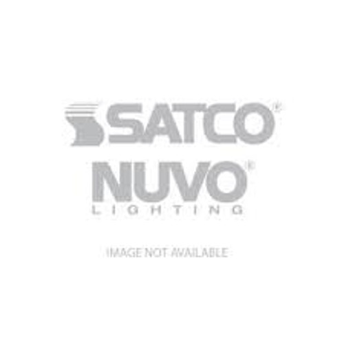 Satco S70/040 Canopy With Convenience Outlet; Black Finish