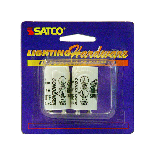 Satco S70/202 FS5 STARTER CARDED 2PER 4W, 6W ,8W