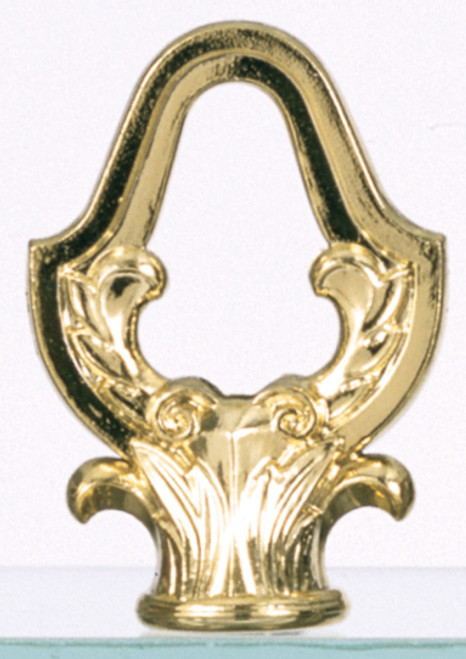 Satco S70/253 Die Cast Loop; Vacuum Brass Finish; 2"