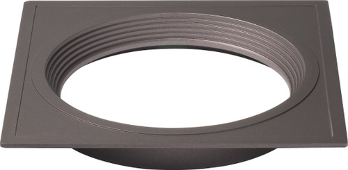 Satco S9536 Freedom Square 6" Trim Option For 5"/6" Base Unit; Bronze Finish