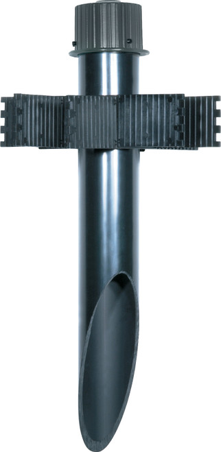 Nuvo SF76/643 Mounting Post; 2'' Diameter; Black with black cap