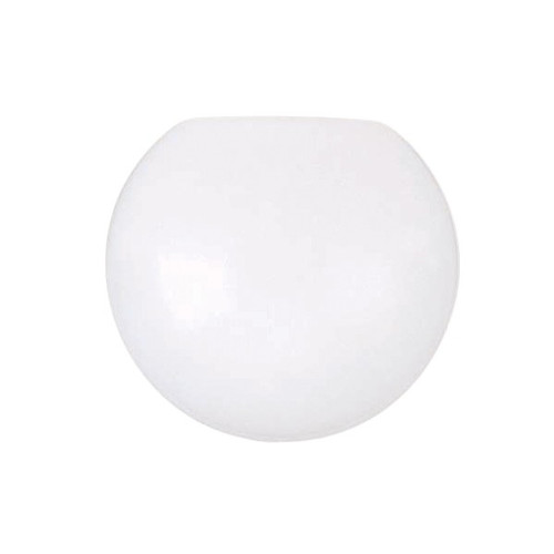 Satco 50/168 Neckless Poly Globe Shade With 3-3/8 in.; or 4 in.; 8 in.; Diameter; 4 in.; Opening