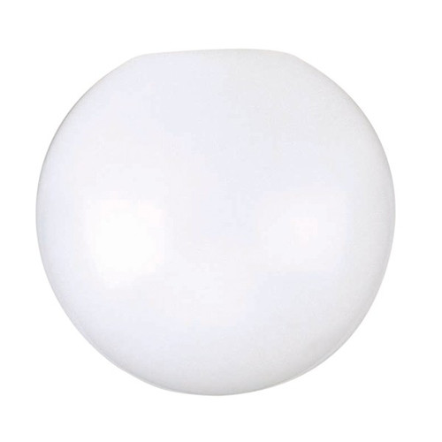 Satco 50/230 Neckless Poly Globe Shade; 14 in.; Diameter; 5-1/4 in.; Opening; White