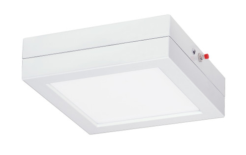 Satco S9345 Battery Backup Module For Flush Mount LED Fixture; 7" Square; White Finish