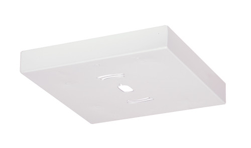 Satco S9347 Battery Backup Module Housing; Only For Flush Mount LED Fixture; 7" Square; White Finish