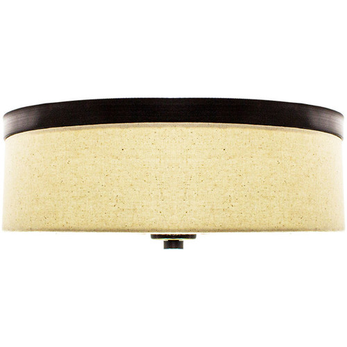Westgate LCFF-18-MCT5-BR Integrated LED Fabric Drum 18In 30W 1800Lm C90 5CCT 27/30/35/40/50K, Bronze | Westgate at lightingandsupplies.com