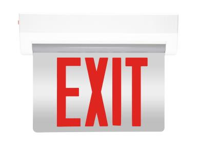 Maxlite EXE-RW2SEdgelit Exit, Red Letters, White, 2 Side