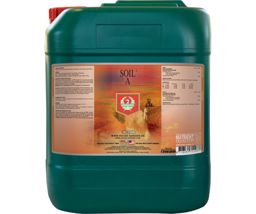House and Garden HGSOA10L HGSOA10L House and Garden Soil Nutrient A, 10 Liters, Nutrients and Additives