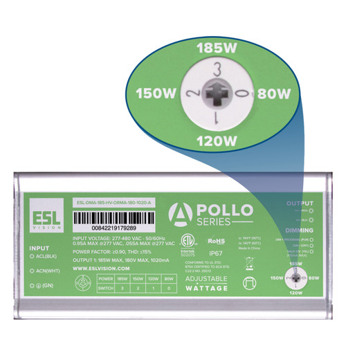 ESL Vision ESL-CAL-200350W-130-BK-T4-OCC Nova Area Light Series