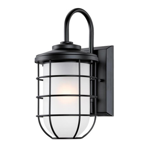 Westinghouse 6580000 Ferry Outdoor Wall Fixture
Matte Black Finish with Frosted Glass