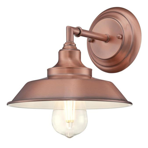 Westinghouse 6370400 Iron Hill One-Light Indoor Wall Fixture
Washed Copper Finish