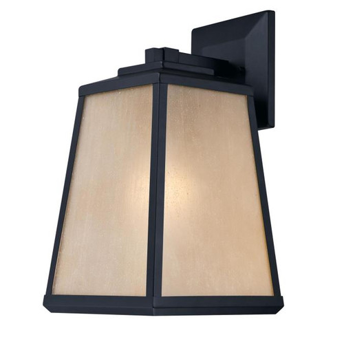 Westinghouse 6359400 Ashdale One-Light Outdoor Wall Fixture
Matte Black Finish with Amber Seeded Glass