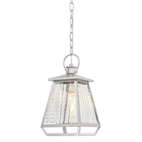 Westinghouse 6357600 Aurelie One-Light Outdoor Pendant
Nickel Luster Finish with Clear Waffle Glass