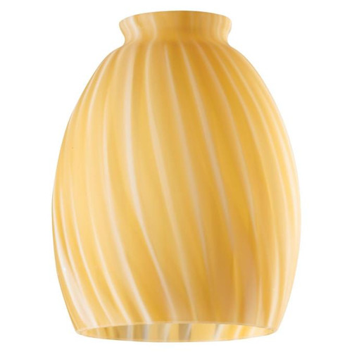 Westinghouse 8142700 2-1/4-Inch Handblown Spice Swirl Glass Shade