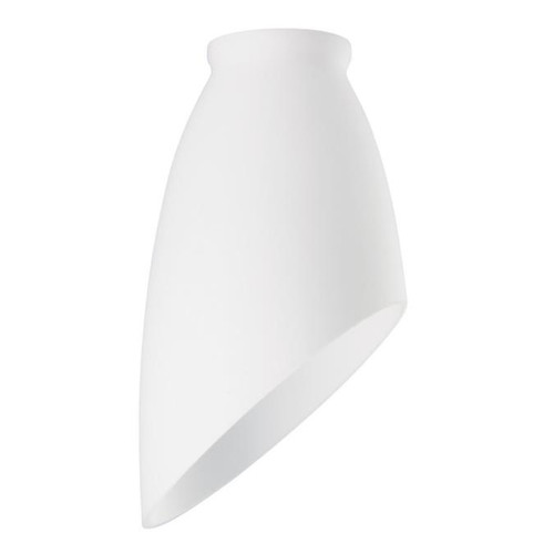 Westinghouse 8120800 2-1/4-Inch White Glass Shade with Angled Design