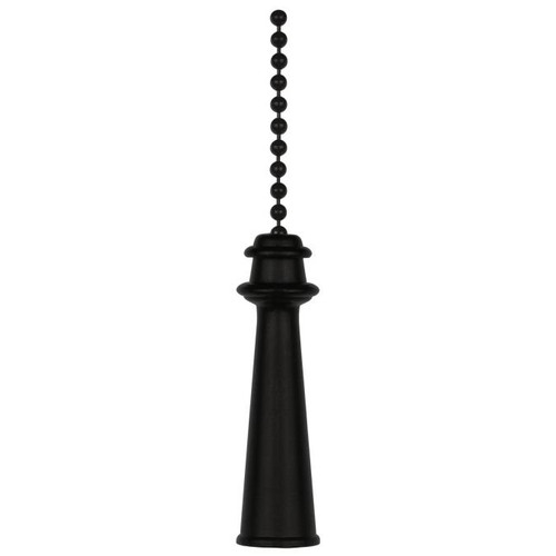 Westinghouse 7718800 Trophy Pull Chain
Matte Black Finish with 12-inch beaded chain