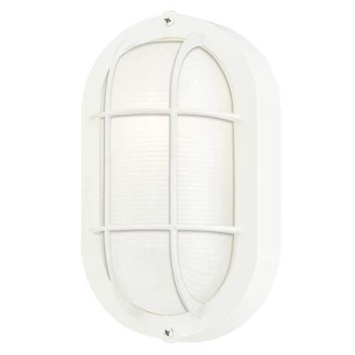 Westinghouse 6783500 One-Light Outdoor Wall Fixture
White Finish on Steel with White Glass Lens