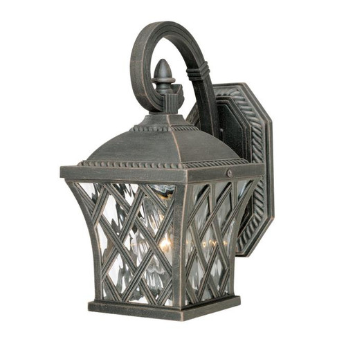 Westinghouse 6751900 One-Light Outdoor Wall Lantern
Rust Finish on Cast Aluminum with Clear Water Glass