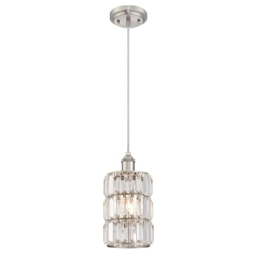 Westinghouse 6338900 Sophie Indoor Mini Pendant
Brushed Nickel Finish with Crystal Prism Glass