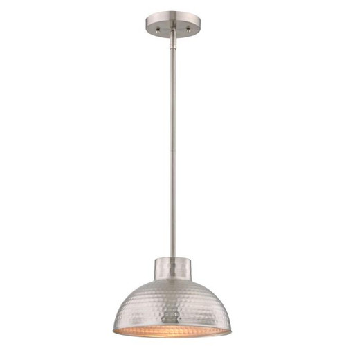 Westinghouse 6309600 Malte Indoor Pendant
Hammered Brushed Nickel Finish