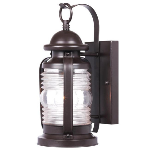 Westinghouse 6230100 Weatherby One-Light Outdoor Wall Lantern
Weathered Bronze Finish on Steel with Clear Glass