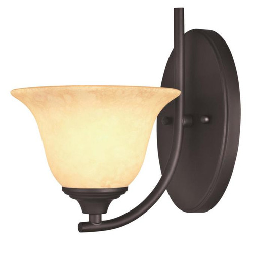 Westinghouse 6222000 Kings Canyon One-Light Indoor Wall Fixture
Oil Rubbed Bronze Finish with Burnt Scavo Glass