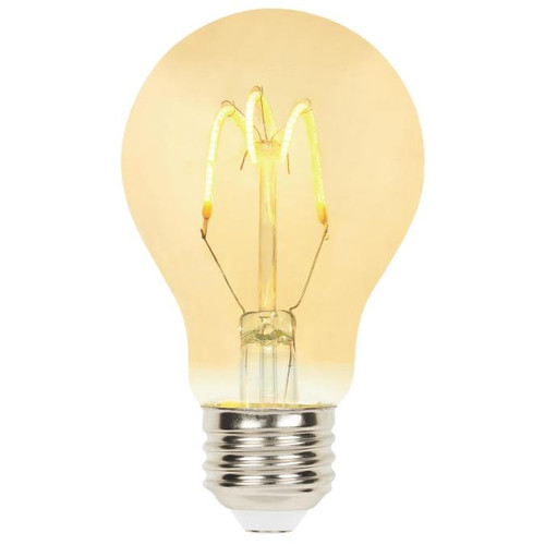 Westinghouse 5123000 2.5 Watt (25 Watt Equivalent) A19 Dimmable Flexible Filament LED Light Bulb