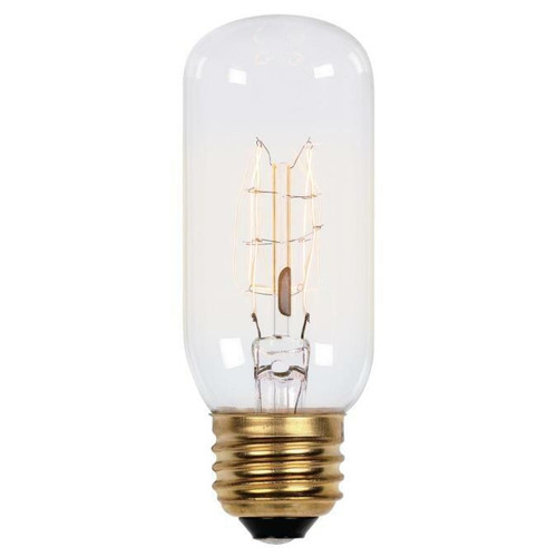 Westinghouse 0412900 Westinghouse 0412900 60 Watt T12 Timeless Vintage Inspired Bulb 2450K Clear E26 Medium Base, 120 Volt, Card