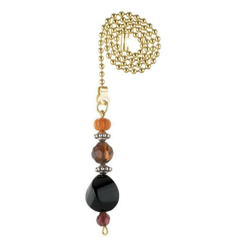 Westinghouse 7762800 Westinghouse 7762800 Burgundy and Orange Beads Pull Chain With 12-inch beaded chain