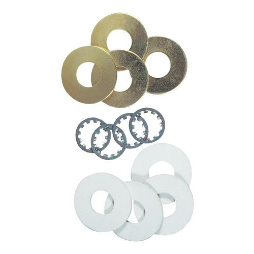 Westinghouse 7015500 Westinghouse 7015500 12 Assorted Washers Brass-Plated Steel