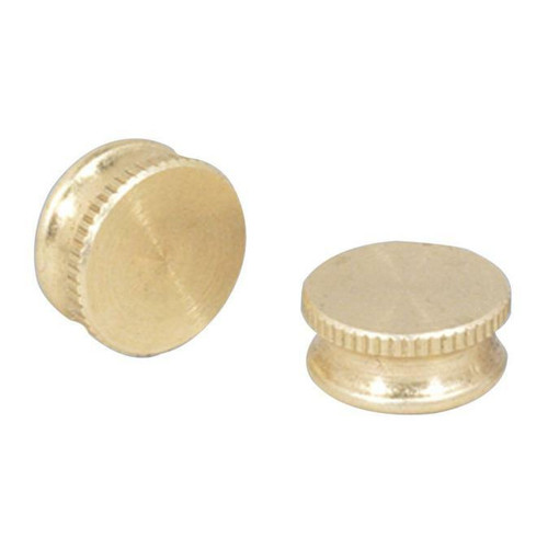 Westinghouse 7016900 Westinghouse 7016900 Two 9/16 Lock-Up Caps Brass Finish