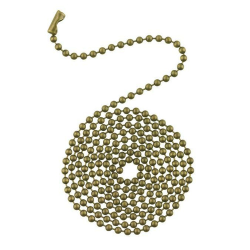 Westinghouse 7706400 Westinghouse 7706400 3 Antique Brass Beaded Chain with Connector