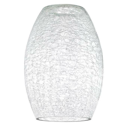 Westinghouse 8508800 Westinghouse 8508800 Clear Crackle Shade 2-1/4-Inch Fitter