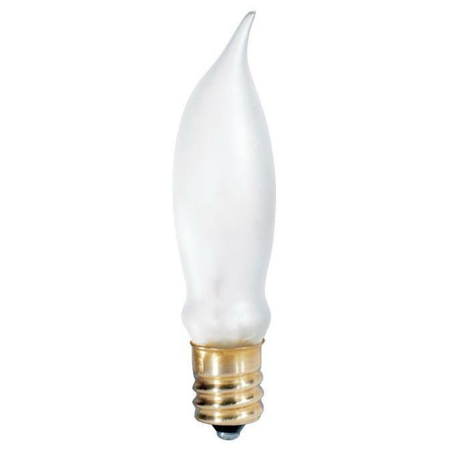 Westinghouse 0324200 Westinghouse 0324200 7-1/2 Watt CA5 Incandescent Light Bulb 2300K Frost E12 Candelabra Base, 120V