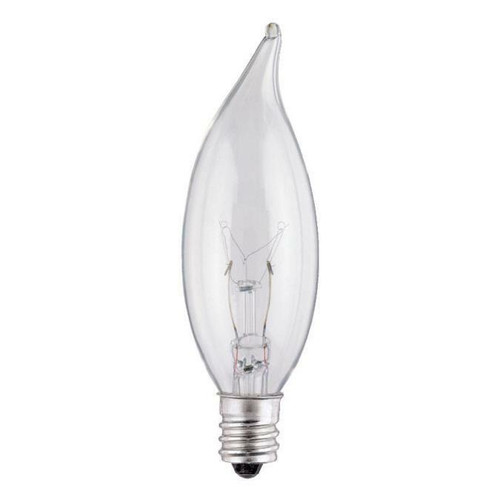 westinghouse 0365600 3 watt ca8 incandescent flicker flame light bulb