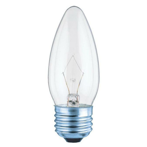 Westinghouse 0347700 Westinghouse 0347700 40 Watt B11 Torpedo Incandescent Non-Stick Light Bulb 2700K Clear E26 Medium Base, 120V 2-Pack