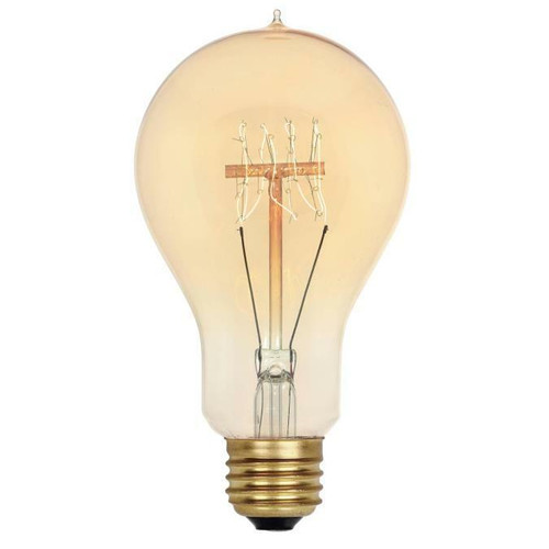 Westinghouse 0410500 Westinghouse 0410500 40 Watt A23 Timeless Vintage Inspired Bulb 2450K Amber E26 Medium Base, 120 Volt, Card