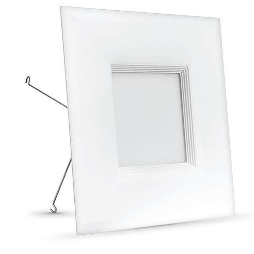 Feit Electric LEDRSQ6/930 LED 6" Square Design, Retrofit Kit, 50 Watt Equiv. 850 Lumens, 3000K