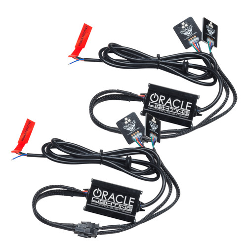 Oracle Lighting 1456-334 2019-2021 RAM 1500 ColorSHIFT¨ Headlight Demon Eye RGB Kit - LED Projector Headlights 1456-334 Product Image