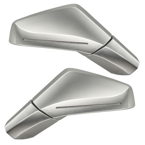 Oracle Lighting 3901-504-67U Corvette C6 ORACLE Concept Side Mirrors - Light Tarnished Silver Metallic(67U)