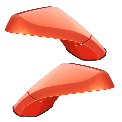 Oracle Lighting 3901-504-GCR-G Corvette C6 ORACLE Concept Side Mirrors - Inferno Orange Metallic(GCR) - Ghosted