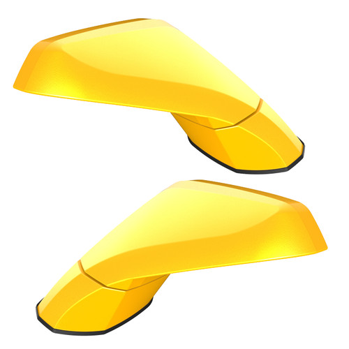 Oracle Lighting 3902-504-G8A-G Corvette C6 XM ORACLE Concept Side Mirrors - Velocity Yellow(G8A) - Ghosted