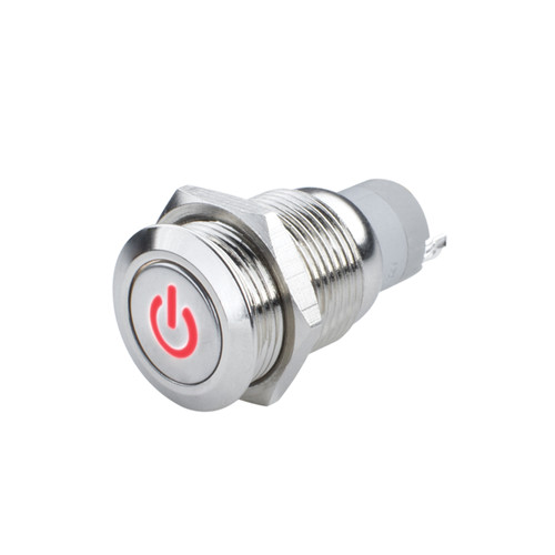 Oracle Lighting 2058-003 Power Symbol Momentary Flush Mount LED Switch 2058-003 Product Image