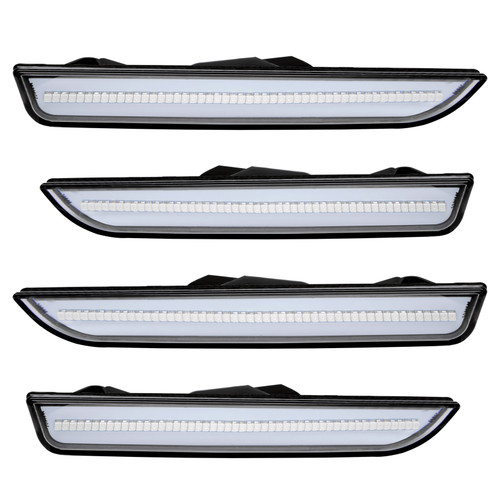 Oracle Lighting 9700-CY-G 2010-2014 Ford Mustang Concept Sidemarker Set - Ghosted 9700-CY-G Product Image