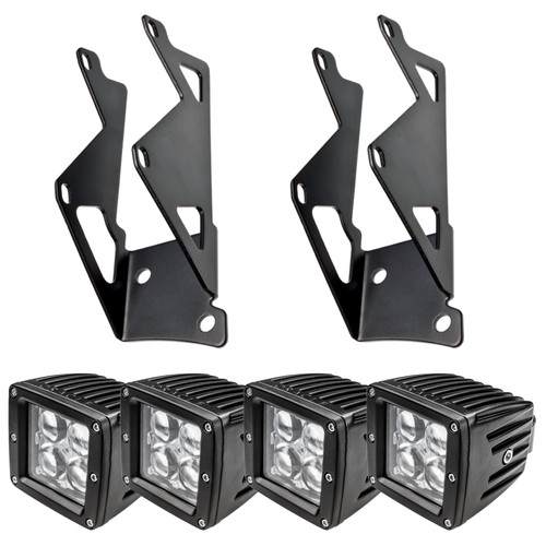 Oracle Lighting 2145-504 Jeep JK Dual Mounting Pillar Brackets + Lights Combo 2145-504 Product Image